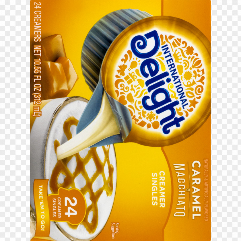 Coffee International Delight Latte Macchiato Non-dairy Creamer Vanilla PNG