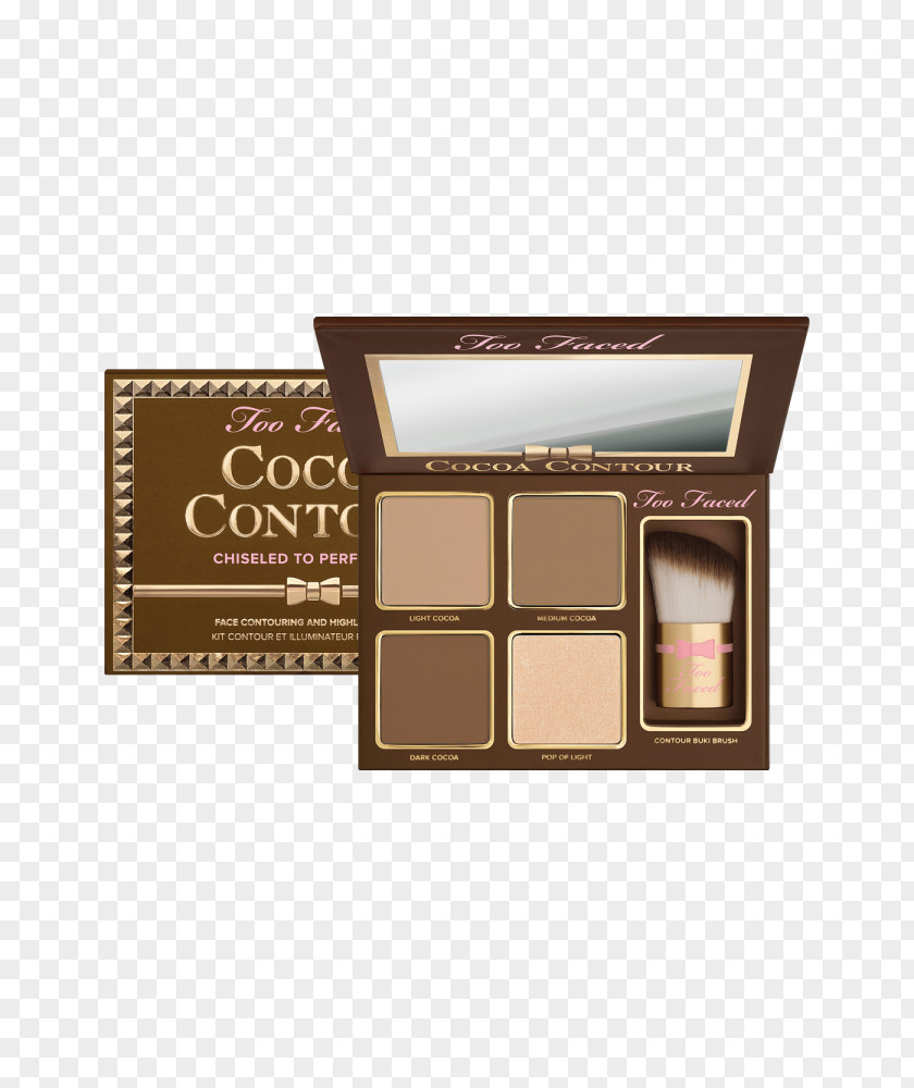 Face Too Faced Cocoa Contour Contouring Cosmetics Sweet Peach Highlighter PNG