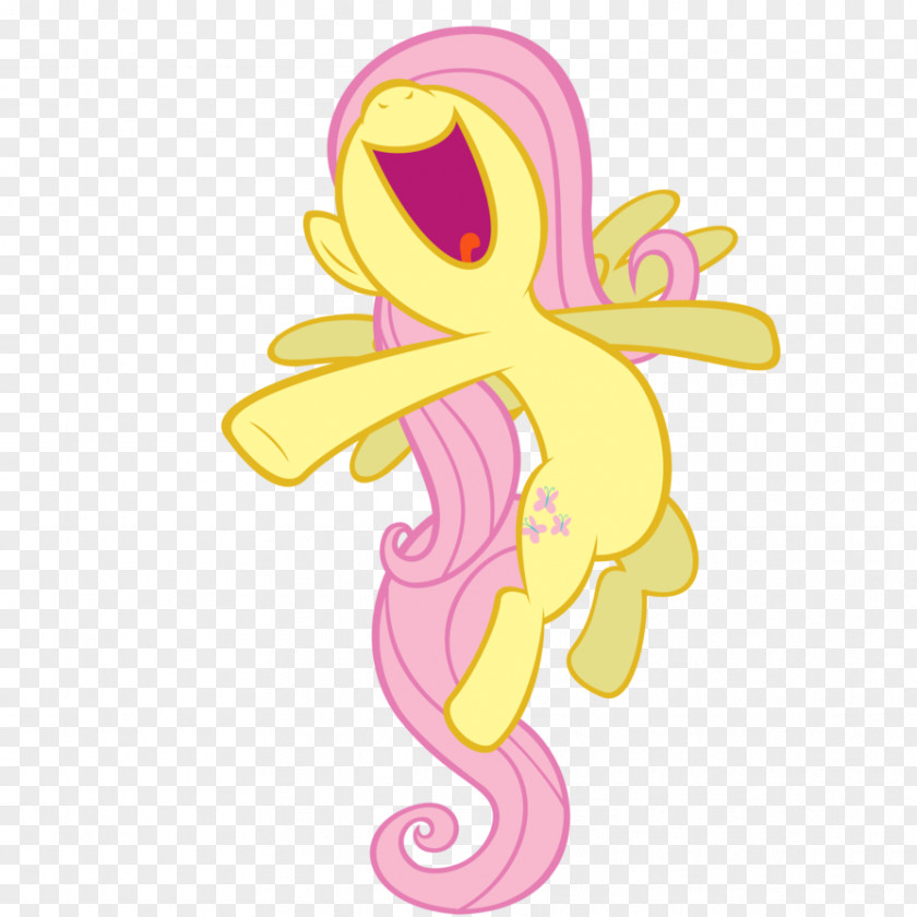 My Little Pony Fluttershy Character PNG