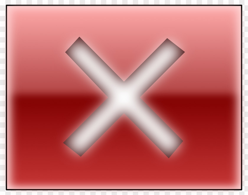 Wrong Button Symbol Clip Art PNG