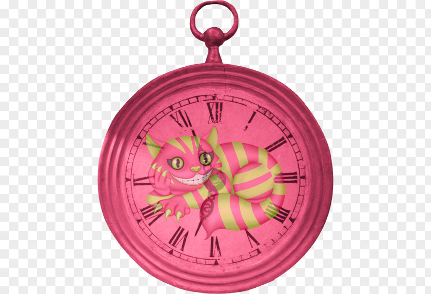 Cat Alarm Clock Pocket Watch PNG
