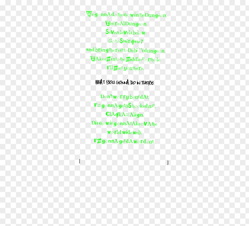 Line Font PNG