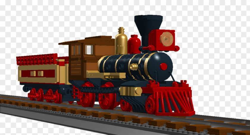 Train Rail Transport Steam Locomotive 4-4-0 PNG