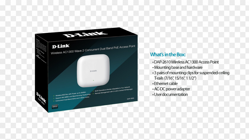 Wave Panels Box D-Link IEEE 802.11ac Wireless Access Points Network PNG