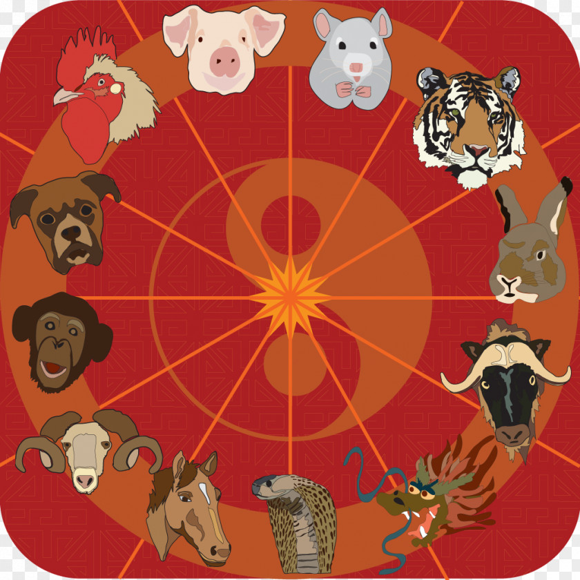 Astrology Dog Art PNG