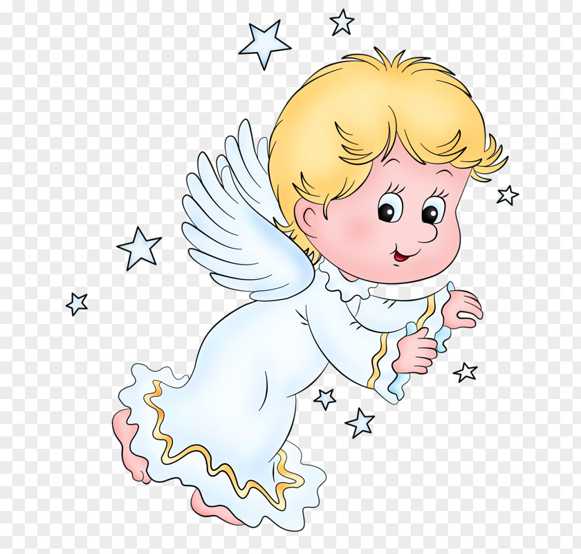 Cartoon Little Angel Illustration PNG