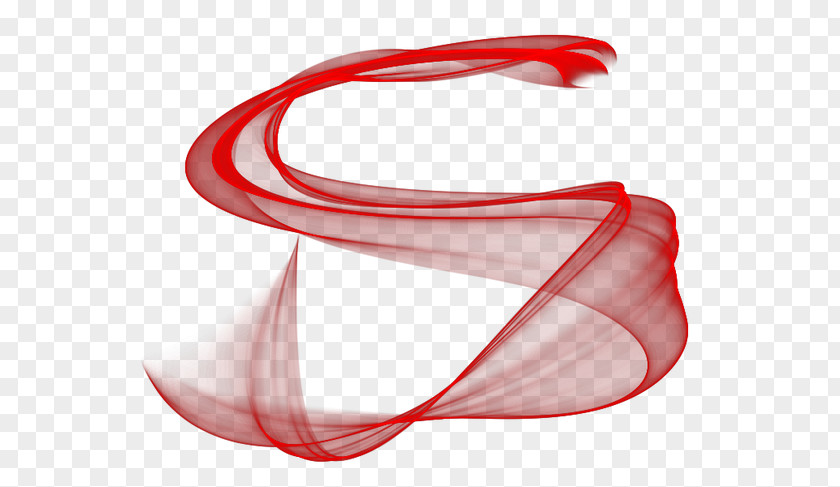 Cool Ribbons Light Red Ribbon PNG