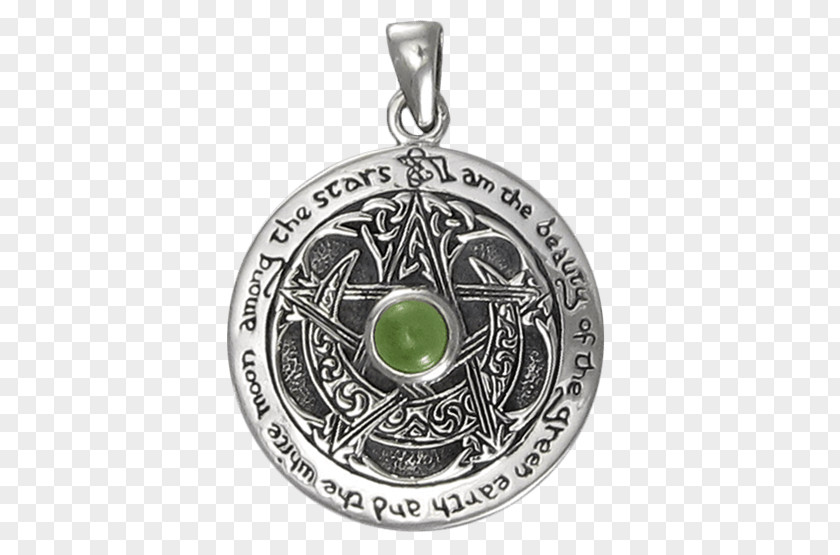 Earth Locket Charms & Pendants Pentacle Silver PNG