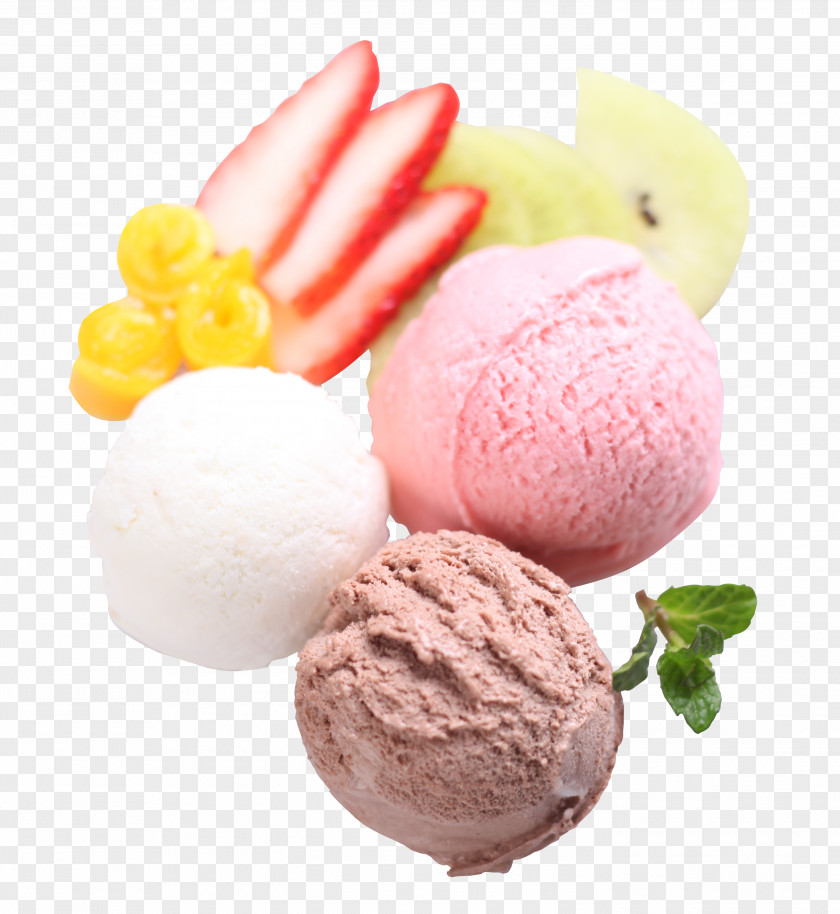 Ice Cream Snowball Dessert Smoothie Sorbet Frozen Yogurt PNG