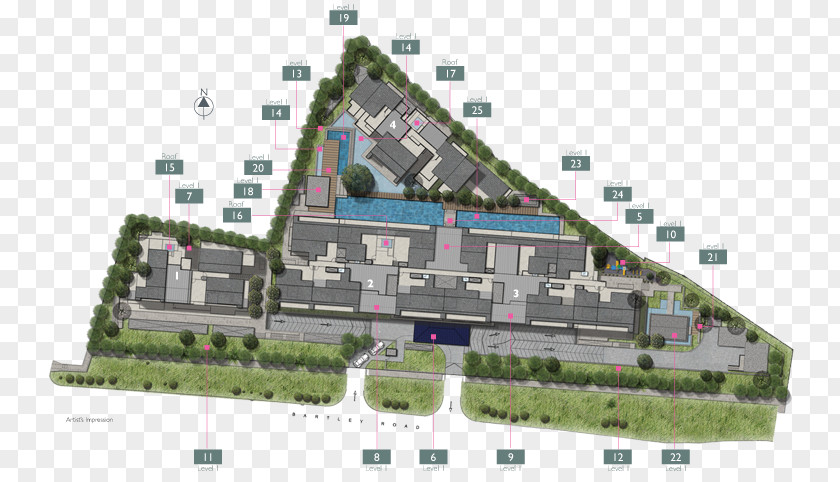 SalesOthers Bartley Road Site Plan Floor The Quinn PNG