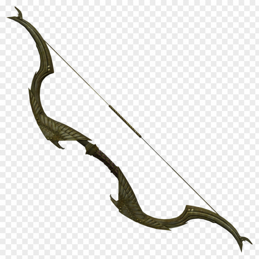 Weapon The Elder Scrolls V: Skyrim – Dragonborn Oblivion Bow And Arrow PNG