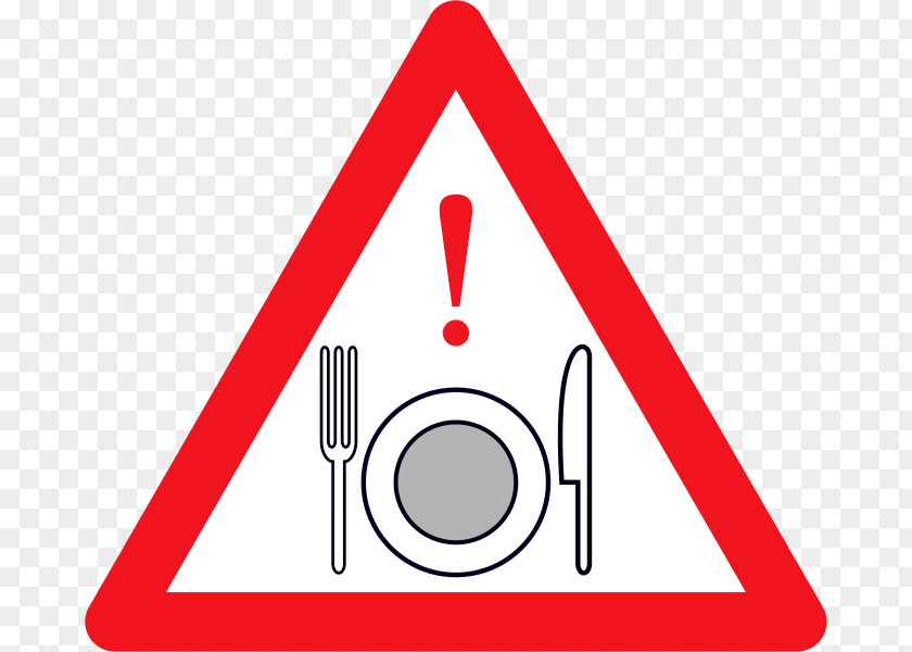 Eating Disorder Traffic Sign Warning Road Vector Graphics PNG