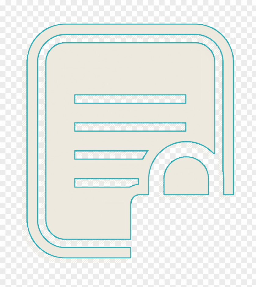 Facebook Pack Icon Document File With Lock PNG