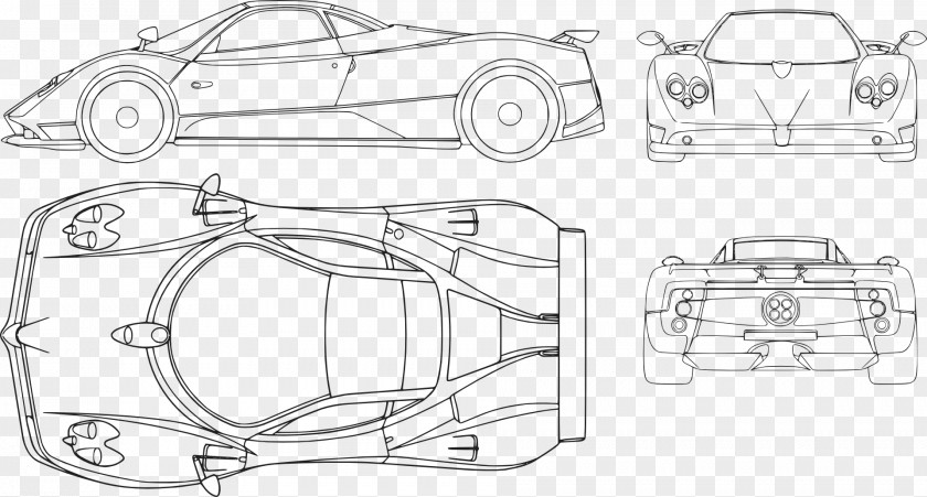 Car Pagani Zonda R Aston Martin PNG