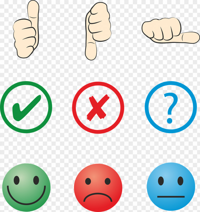 Feedback Button Thumb Signal Opinion PNG