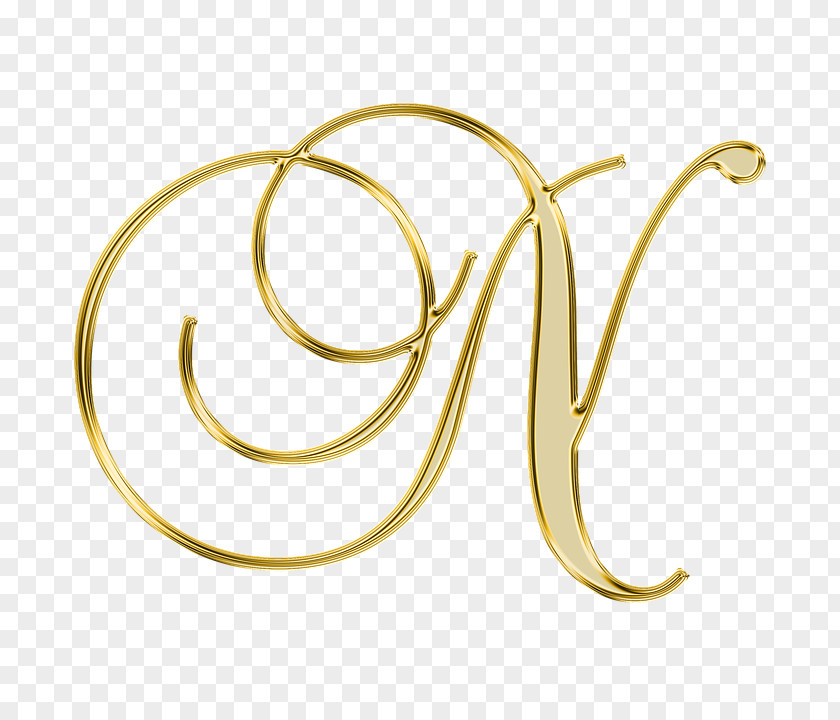 Gold Letter Case Cursive Alphabet Information PNG