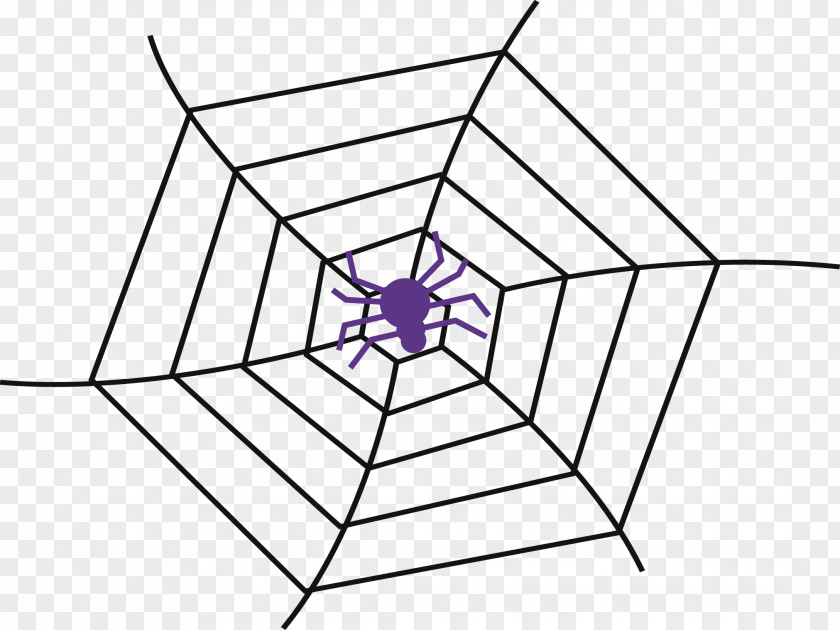 Triangle Diagram Halloween Spider Web PNG