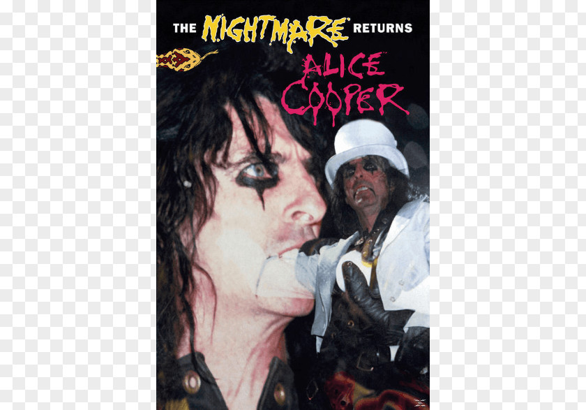 Alice Cooper Video Welcome To My Nightmare DVD Hard Rock Film PNG