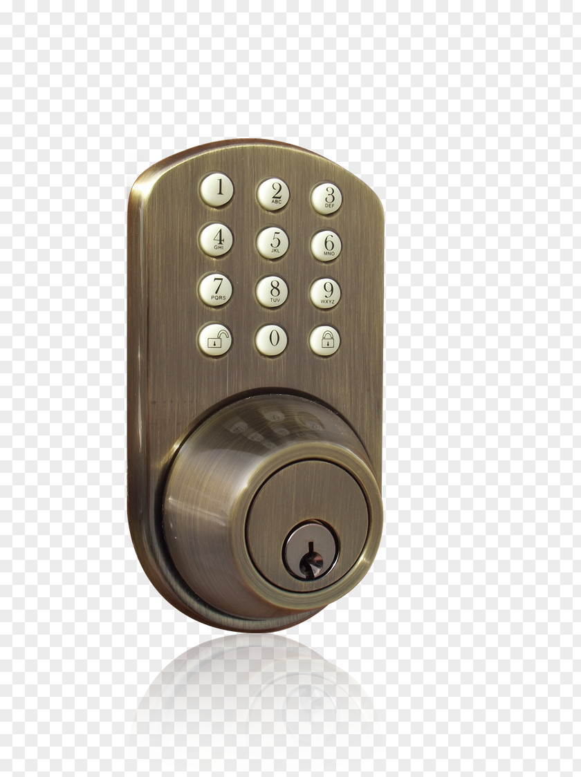 Door Handle Dead Bolt Lock Keypad PNG