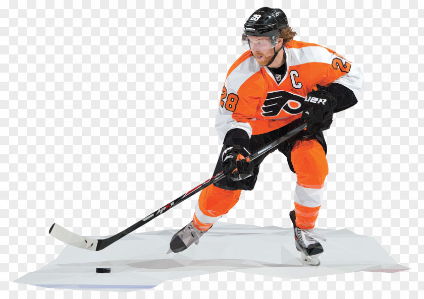 Flyers Live College Ice Hockey Protective Pants & Ski Shorts Defenceman Wallpaper PNG