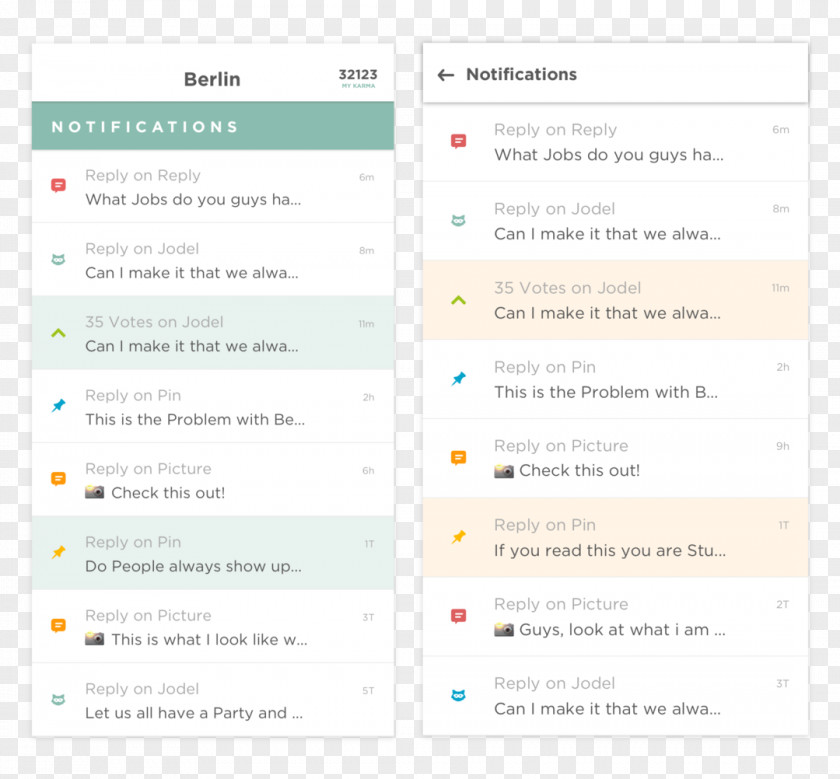 Ios Android Notification Center IOS Jodel Document PNG