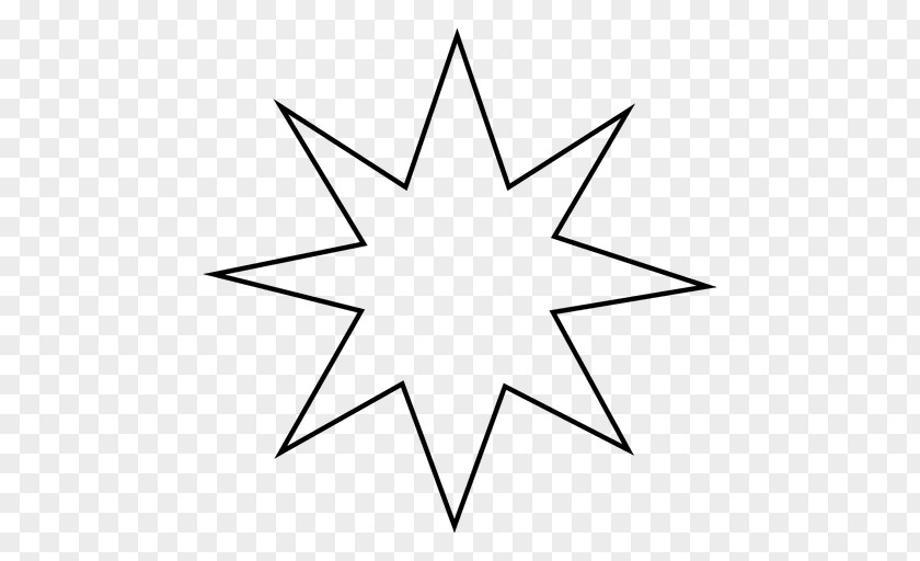 Vector Strokes Shape Coloring Book Star Geometry PNG