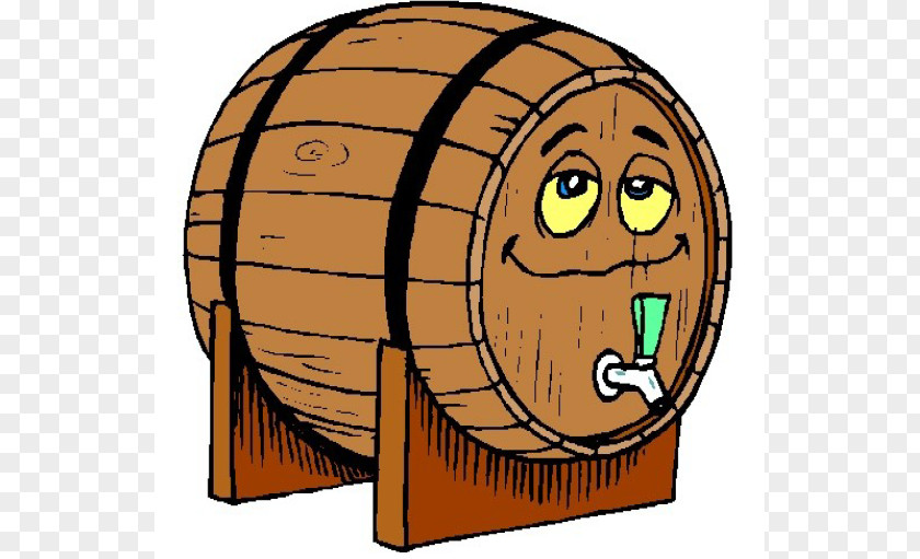 Beer Cartoon Keg Barrel Clip Art PNG