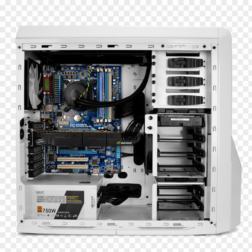 Computer Cases & Housings NZXT Phantom 410 Tower Case Power Supply Unit ATX PNG