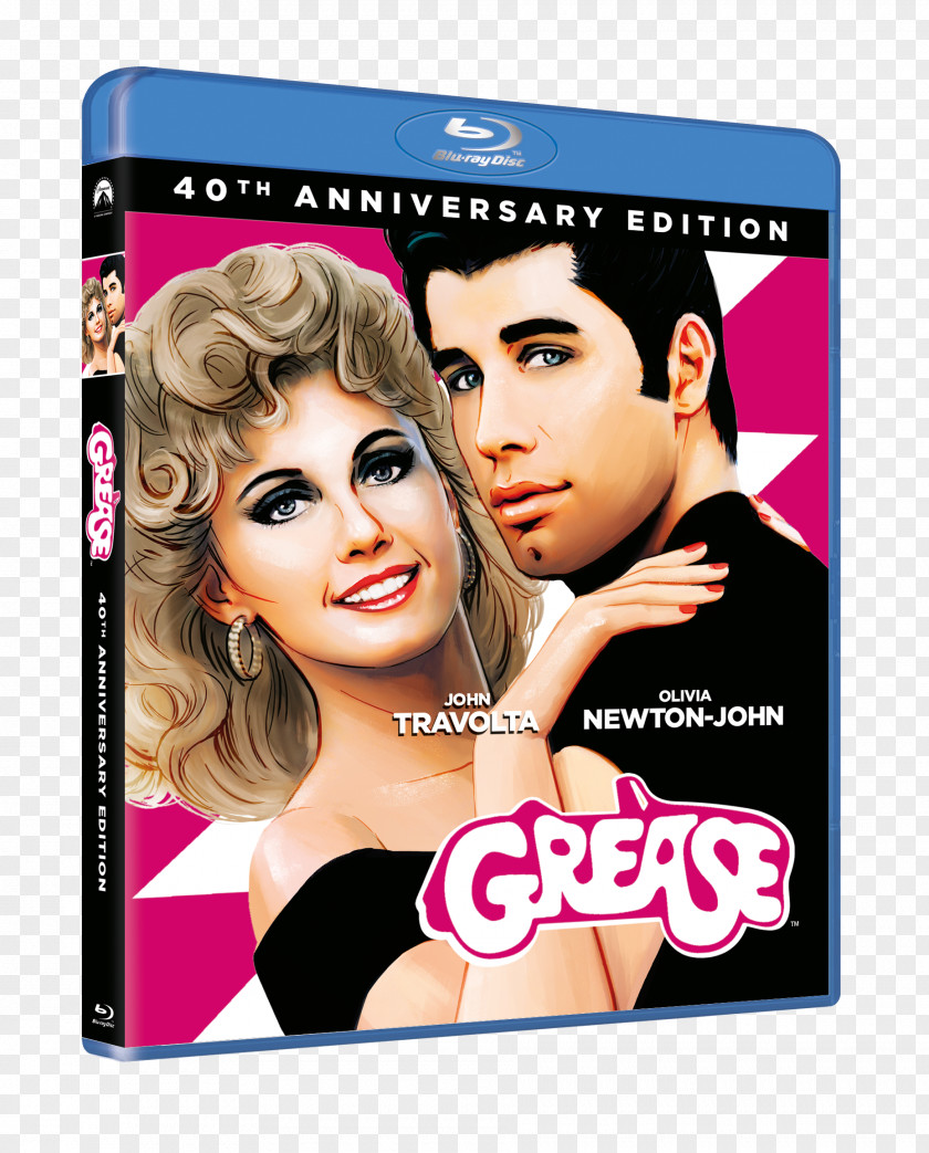 Dvd John Travolta Grease Ultra HD Blu-ray Disc 4K Resolution PNG