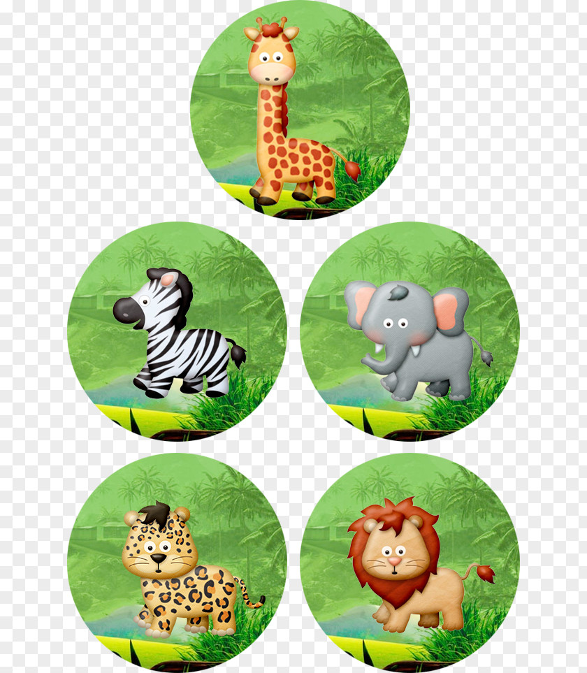 Minnie Safari Topper Party Baby Shower Golf Balls PNG