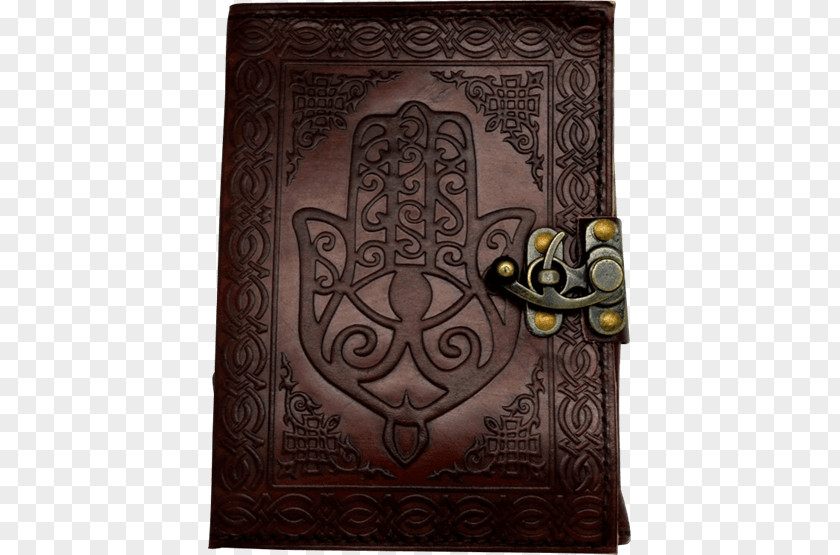 Notebook Hamsa Leather Book Of Shadows Paper Embossing PNG
