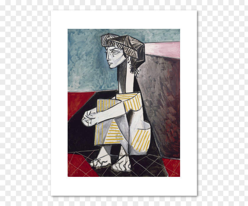 Pablo Picasso Musée The Weeping Woman Portrait Of Jacqueline Roque With Her Hands Crossed Painting PNG