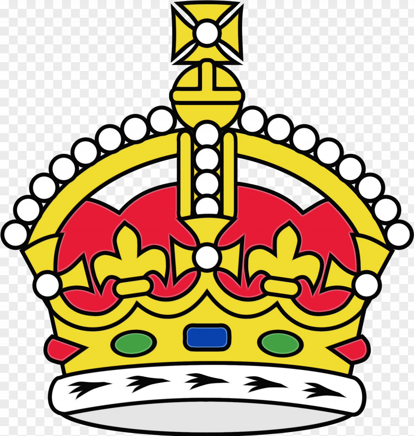 Symbol Yellow Cartoon Crown PNG