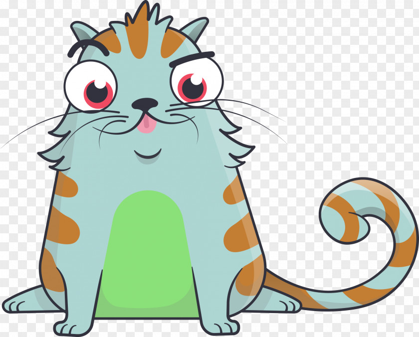 Cat CryptoKitties Whiskers Cryptocurrency Blockchain PNG