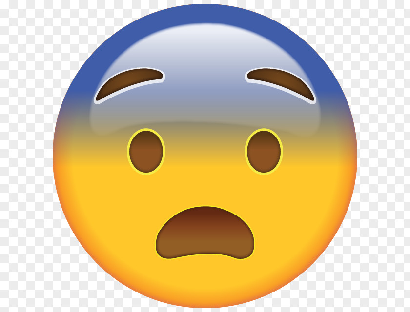 Emoji Sticker Emoticon Fear Screaming PNG