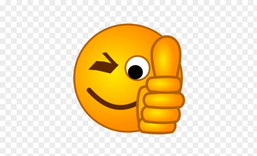 Smiley Thumb Signal Emoji Emoticon Gesture PNG