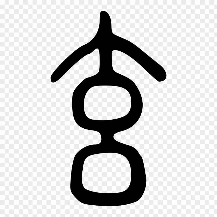 Symbol Seal Script Kangxi Dictionary I Ching Chinese Characters PNG