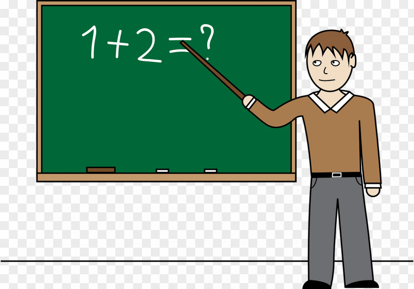 Teach Cliparts Teacher Student Mathematics Clip Art PNG
