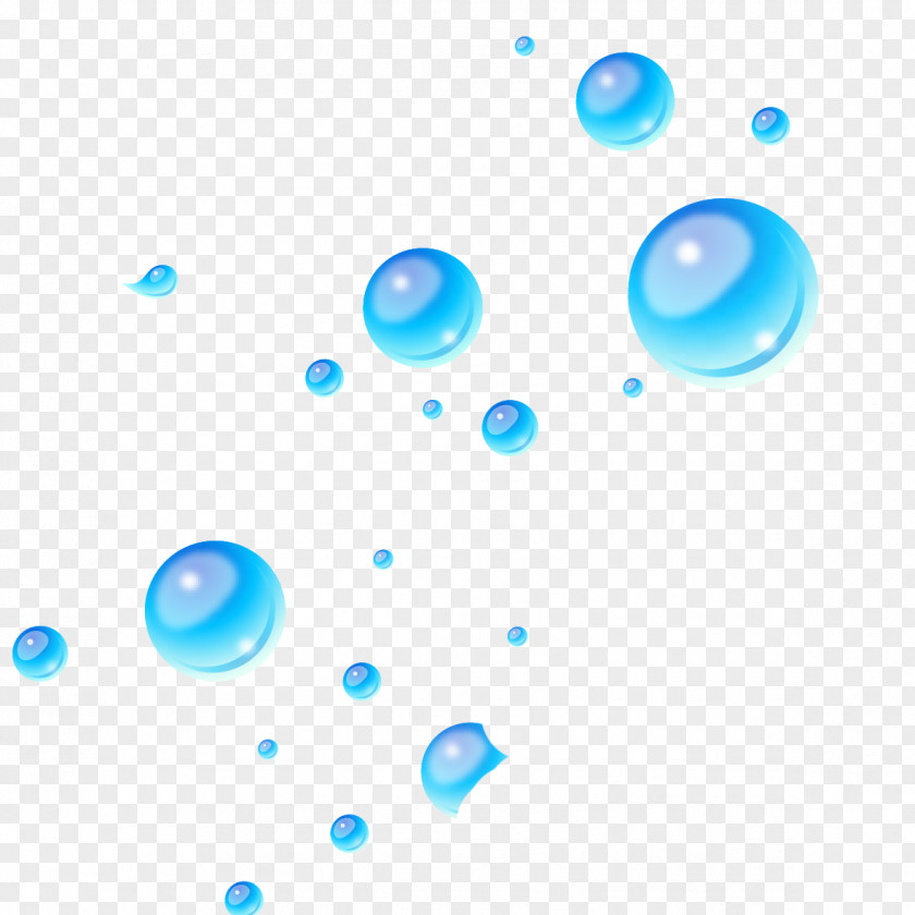 Blue Foam Balls PNG