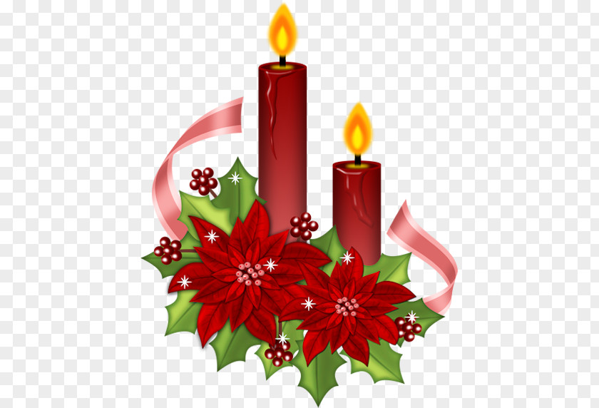 Christmas Advent Candle Clip Art PNG
