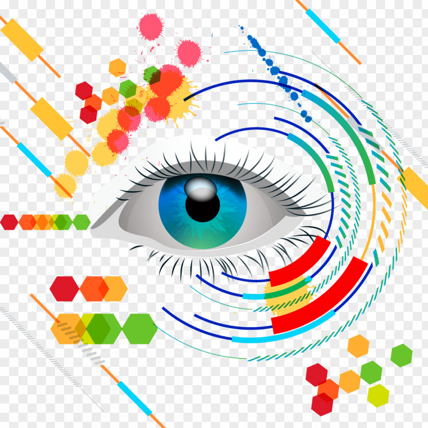 Eyes Color Visual Arts Microsoft PowerPoint Presentation Slide PNG