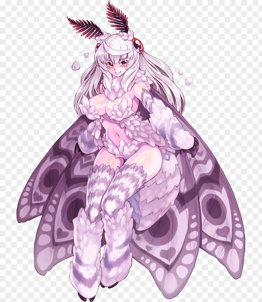 Monster Girl Encyclopedia Mothman Musume PNG Musume, mothman clipart PNG