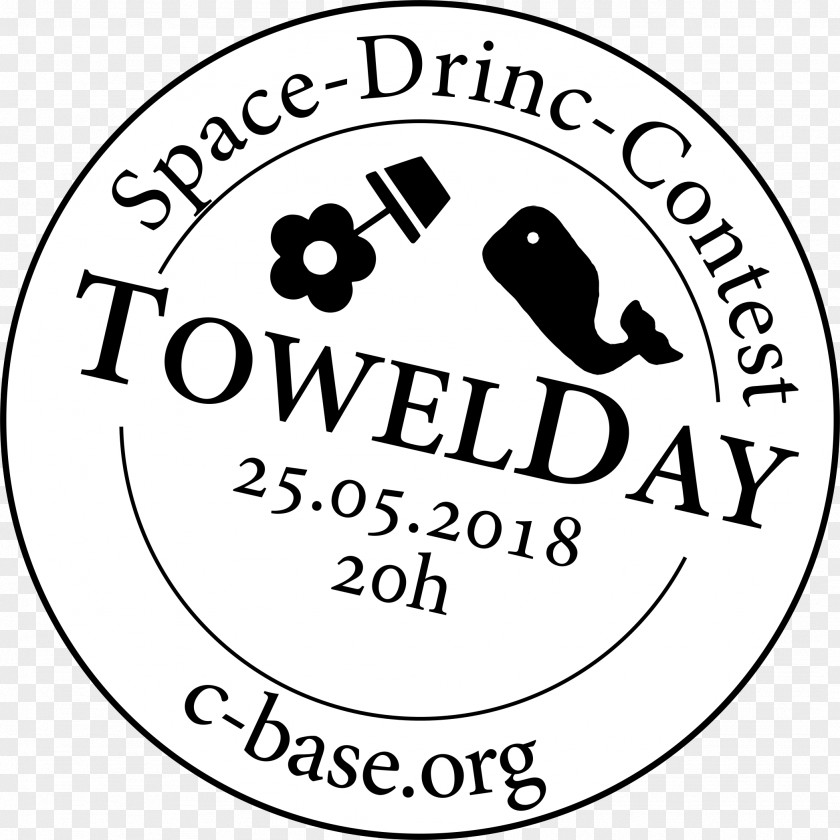 Towel Day C-base Hackerspace Logbook Blog PNG
