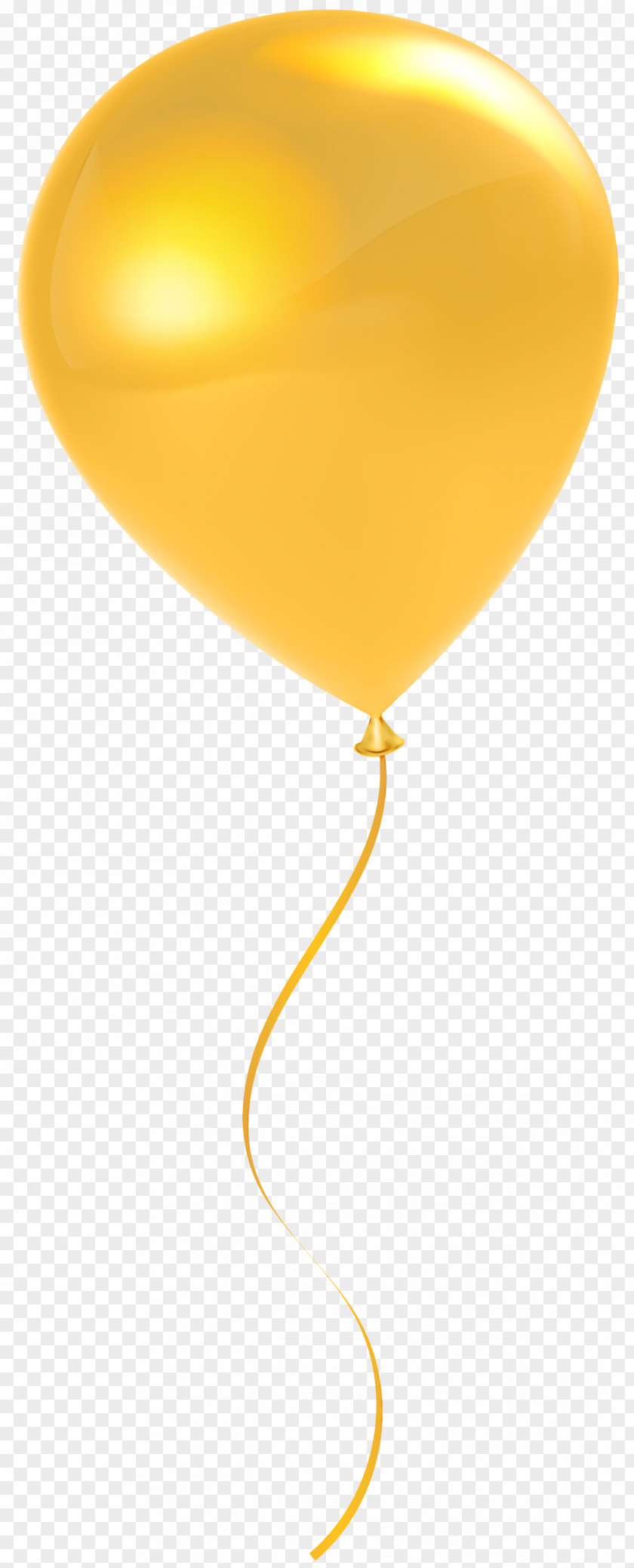 Party Supply Orange Watercolor Balloon PNG