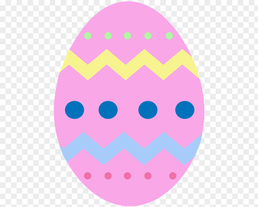 Polka Dot Smile Easter Egg Background PNG