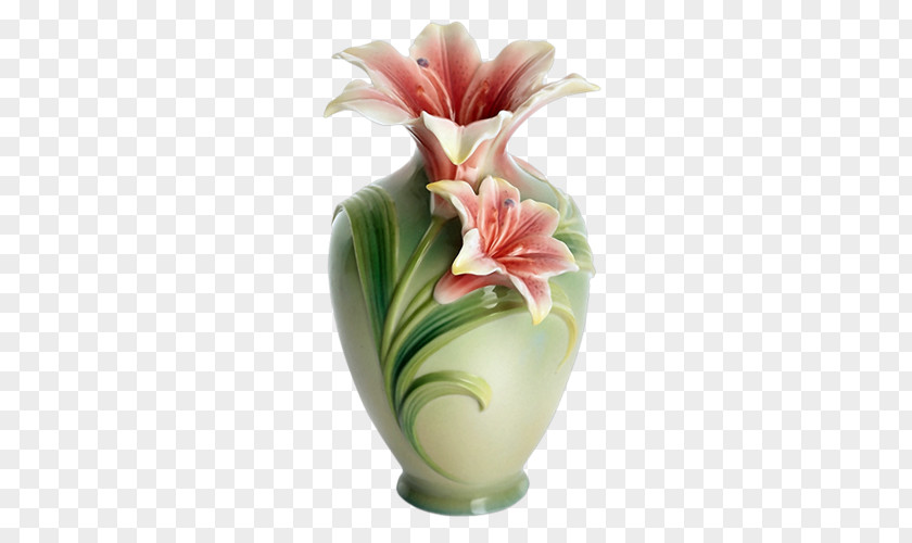 Vase Tulip Franz-porcelains Ceramic PNG