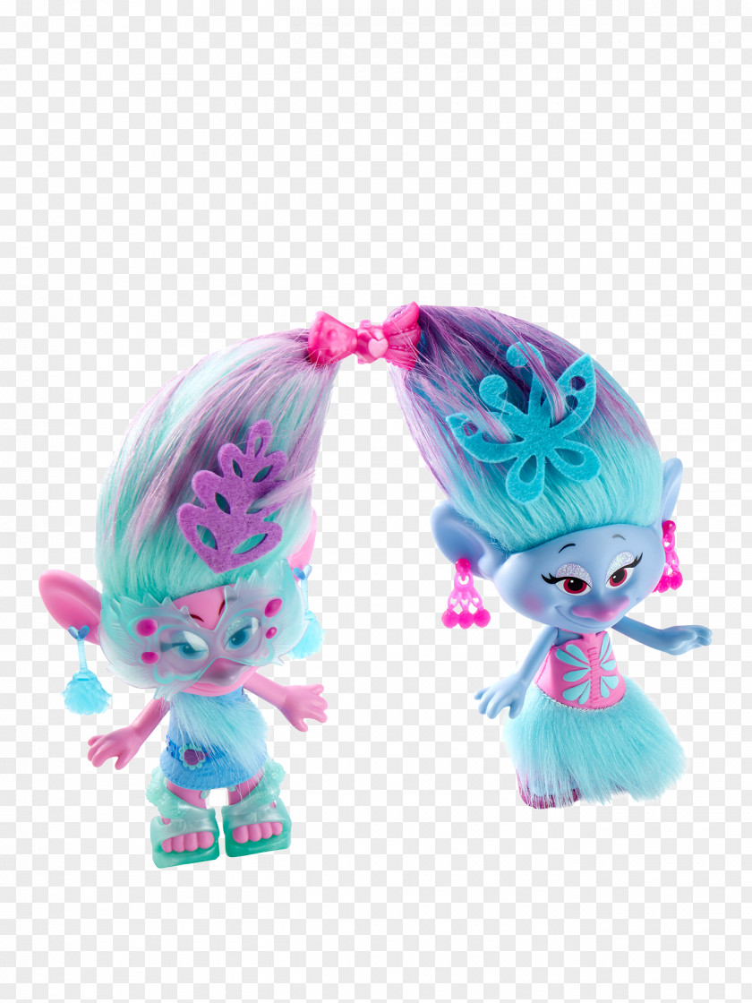 DreamWorks Trolls Satin And Chenille's Style Set Fashion Doll PNG