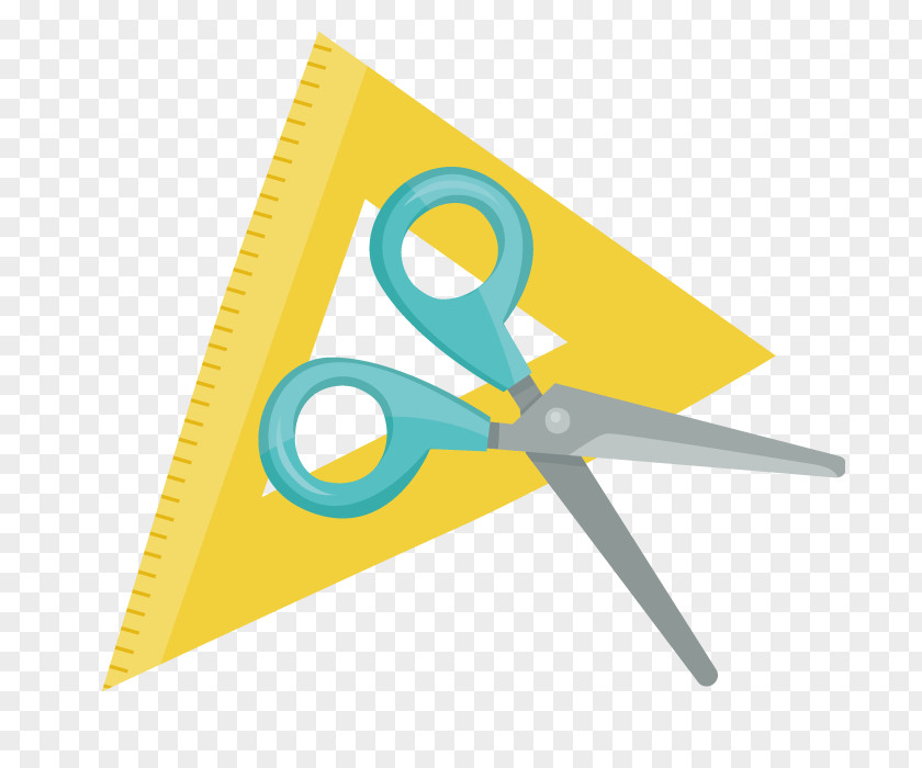 Learning Tools Scissors Tool Ruler PNG