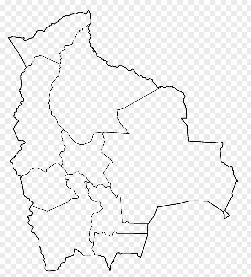 Map Santa Cruz Department Blank Departments Of Bolivia Atlas PNG