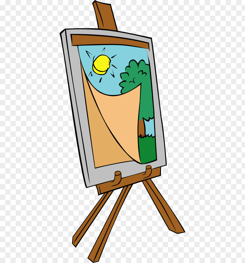 Paint Cliparts Painting Easel Clip Art PNG